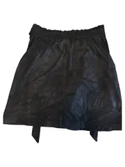 Vorschaubild 2 von Damen Wickelrock Gr. 38 M Schwarz Casual Modern Rock