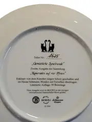 Vorschaubild 4 von Sammelteller Kätzchen Gemütliche Spielrunde Porzellan 20cm