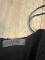 Vorschaubild 2 von Premium Damen Spitzenbluse Schwarz Gr. 36/S Langarm Elegant