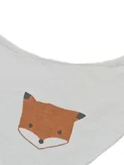 Vorschaubild 2 von Baby Lätzchen 3er Pack Fuchs Herz Streifen Weiß Dreieckstuch