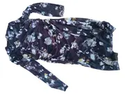 Vorschaubild 4 von Damen Festliches Kleid Blumenmuster Elegant Braun Gr. 40 L