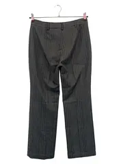 Vorschaubild 2 von Damen Stoffhose Gr. 38 M Grau Gestreift Business Casual Hose