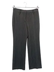 Vorschaubild 1 von Damen Stoffhose Gr. 38 M Grau Gestreift Business Casual Hose