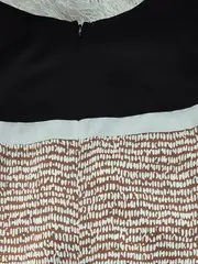 Vorschaubild 5 von Damen Kleid Gr. 38 Elegant Mehrfarbig Grafisches Muster