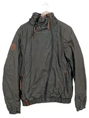 Vorschaubild 1 von Herren Leichte Jacke Gr. M Grau Kapuze Übergangsjacke