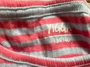 Vorschaubild 4 von Mädchen T-Shirt Gr. 134/140 Rosa Gestreift Herz-Applikation