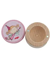 Vorschaubild 2 von Holzdose Fee Zahndose Kinderdose rosa Mädchen Aufbewahrung