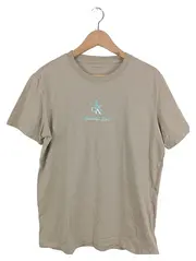 Vorschaubild 1 von Herren T-Shirt Beige Gr. 40/L Casual Logo
