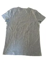 Vorschaubild 2 von T-Shirt Herren Gr. M grau Basic Rundhals Logo