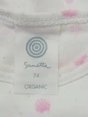 Vorschaubild 3 von Baby Body Gr. 74 Weiß gepunktet Kurzarm Baumwolle