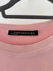 Vorschaubild 2 von Damen T-Shirt Gr. 38 M Rosa Casual Minimalistisch
