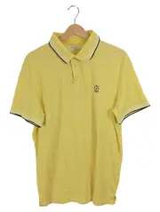 Vorschaubild 1 von Herren Poloshirt Gelb Gr. L Kurzarm Casual Logo