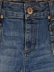 Vorschaubild 3 von Damen Jeans Regular Fit Blau Gr. W28 L25 Baumwolle Stretch