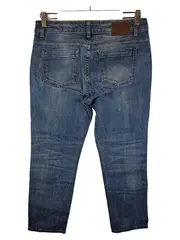 Vorschaubild 2 von Damen Jeans Regular Fit Blau Gr. W28 L25 Baumwolle Stretch