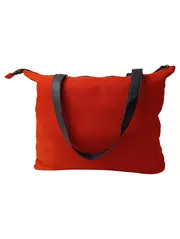 Vorschaubild 2 von Damen Shopper Tasche Rot Baumwolle Ethno Muster 44x30cm