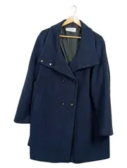 Vorschaubild 1 von Edition Damen Mantel Gr. 46 Blau Klassisch Zweireihig