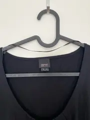 Vorschaubild 4 von Damen T-Shirt Gr. 40/L Schwarz Casual Halbarm