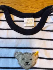 Vorschaubild 3 von Baby Body gestreift Teddybär Applikation Gr. 62