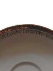 Vorschaubild 3 von Unterteller Teller Weiß Klassisch Porzellan 14cm Goldrand