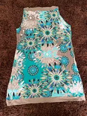 Vorschaubild 2 von Damen Top Shirt Gr. 40/L Mehrfarbig Blumenmuster Casual