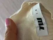 Vorschaubild 4 von Damen Strickkleid Langarm Rollkragen Beige Gr. 36/S Modern