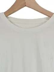 Vorschaubild 2 von Langarmshirt Herren Basic Shirt Gr. 40 L Weiß Baumwolle Casual