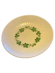 Vorschaubild 1 von Weinlaub Unterteller Porzellan 11 cm Klassisch Weiß