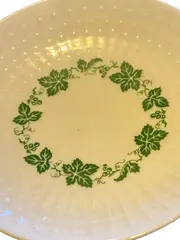 Vorschaubild 2 von Weinlaub Unterteller Porzellan 11 cm Klassisch Weiß
