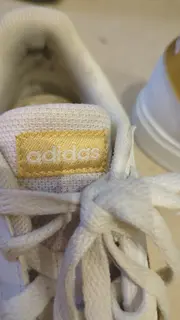 Vorschaubild 3 von Damen Sneaker low Sportschuhe Gr. 36 Weiß Gold Sportlich