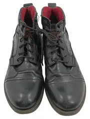 Vorschaubild 4 von Herren Schnürstiefel Leder Schwarz Gr. 43 Casual Winter