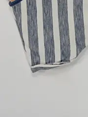 Vorschaubild 3 von Baby Strampler Romper Gr. 86/92 gestreift blau weiß kurzarm