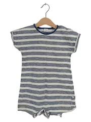 Vorschaubild 1 von Baby Strampler Romper Gr. 86/92 gestreift blau weiß kurzarm