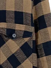 Vorschaubild 3 von Hemdbluse Damen 38;M Braun Kariert Langarm Bluse Casual