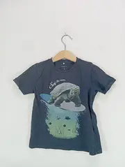 Vorschaubild 2 von Kinder T-Shirt Schildkröte Surfen Blau Gr. 110