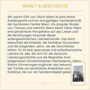 Vorschaubild 3 von Viktor Mann Wir waren fünf Autobiografie Familie Mann Taschenbuch Deutsch