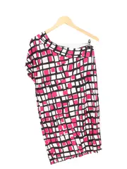 Vorschaubild 2 von Damen Freizeitkleid Gr. 38/M Mehrfarbig Grafisch