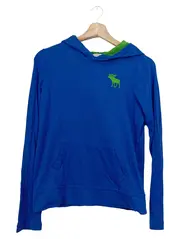 Vorschaubild 1 von Kapuzenpullover Kinder Gr. 146 (L) Blau Logo Casual