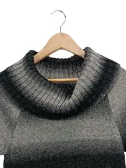 Vorschaubild 4 von Damen Freizeitkleid Rollkragen Gr. 48 Mehrfarbig Gestreift