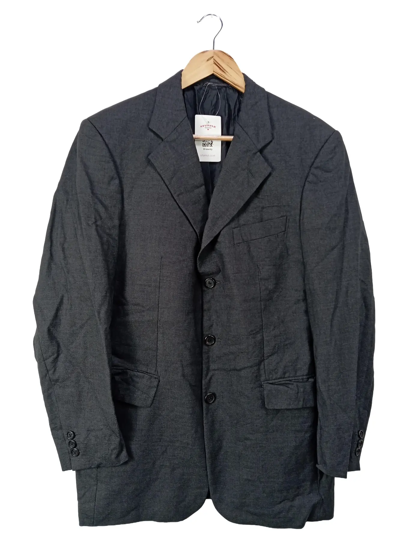 VAN LAACK Sakko Herren L Grau Klassisch Business Jackett Blazer