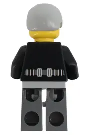 Vorschaubild 2 von Minifigur UFO Pilot Space Figur Grau Schwarz Kinder Spielzeug