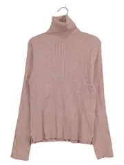 Vorschaubild 1 von Rollkragenpullover Kinder Mädchen Gr. 152 Rosa Rippstrick
