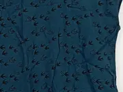 Vorschaubild 3 von Damen T-Shirt Petrol Gr. 36/S Vogelmuster Casual Viskose