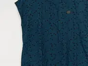 Vorschaubild 4 von Damen T-Shirt Petrol Gr. 36/S Vogelmuster Casual Viskose