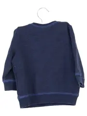 Vorschaubild 2 von Baby Sweatshirt Gr. 80 Blau Sterne Logo Kinder Pullover