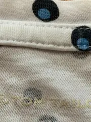 Vorschaubild 6 von Damen T-Shirt Punkte Kurzarm Baumwolle Weiß UNI Freizeit