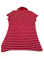 Vorschaubild 5 von Damen Poloshirt Rot Weiß Gestreift Gr. S 36 Kurzarm