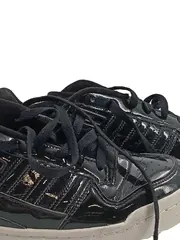 Vorschaubild 4 von Sneaker low Damen Gr. 39 Schwarz Sportlich Lack-Optik Freizeit