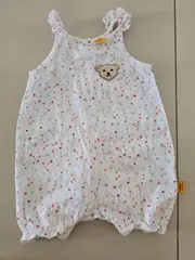 Vorschaubild 3 von Baby Body Mädchen Gr. 62 weiß mit Bär & Herzen