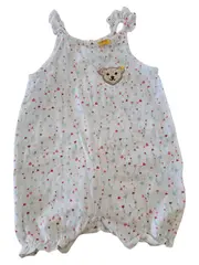 Vorschaubild 1 von Baby Body Mädchen Gr. 62 weiß mit Bär & Herzen