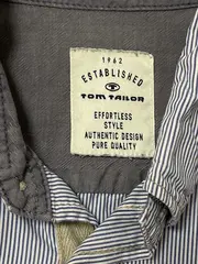 Vorschaubild 6 von Herren Freizeithemd Langarm Gestreift Blau Gr. N